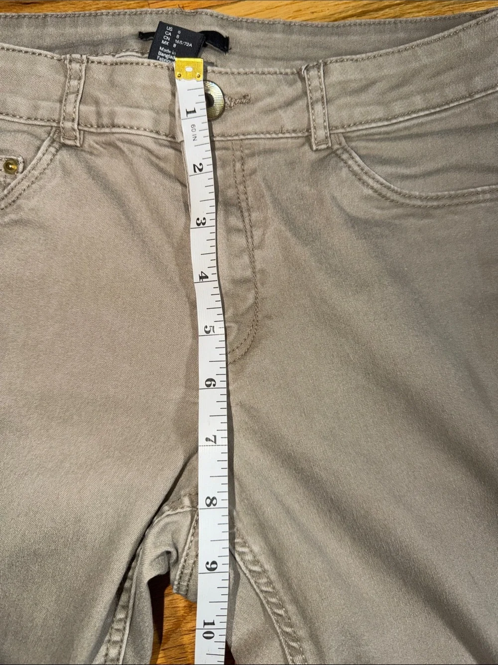 H&M Women's Skinny Jeans in Light Gray - Picture 4 of 10
